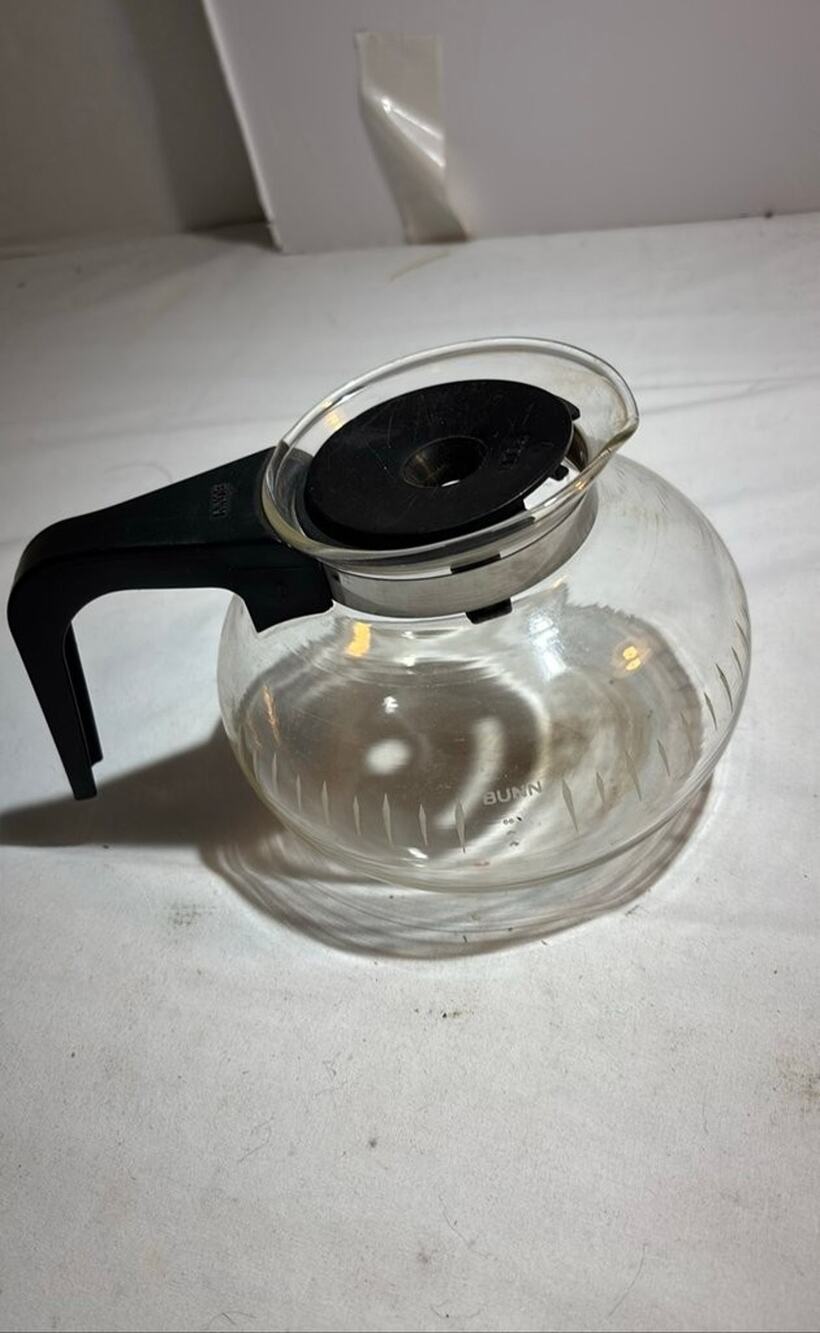 Bunn Glass Coffee Decanter with Black Handle